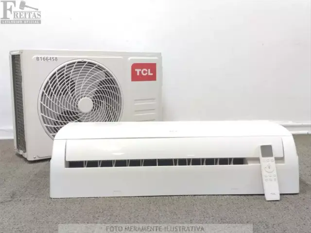 LOTE COM 01 AR CONDICIONADO SPLIT TCL FRIO 12.000 BTUS (EVAPORADORA/CONDENSADORA TAC-12CSA1 220V…