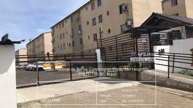 Apartamento nº 14, do Residencial Malta, na Rua Sem Denominação, bairro São Miguel, nº 280, São Leopoldo/RS