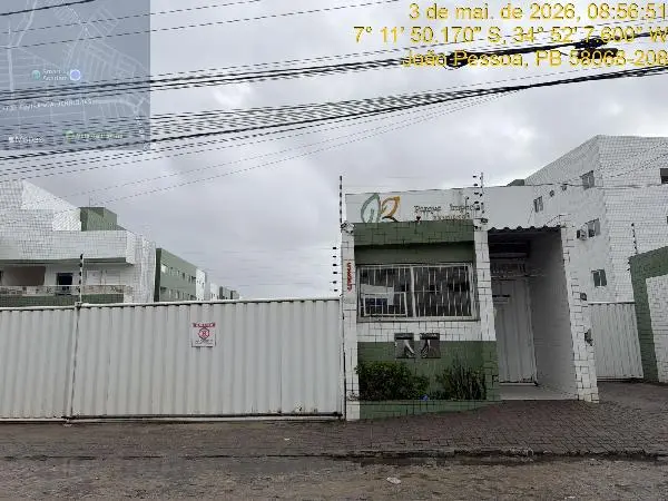 Apartamento - Área privativa: 48,71 m², Com 2 qt(s) - Localizado(a): RUA MANOEL FELISBERTO DA SILVA, N. 555, Apto. 201, BL E - JOAO PESSOA/PB - CEP: 58068237