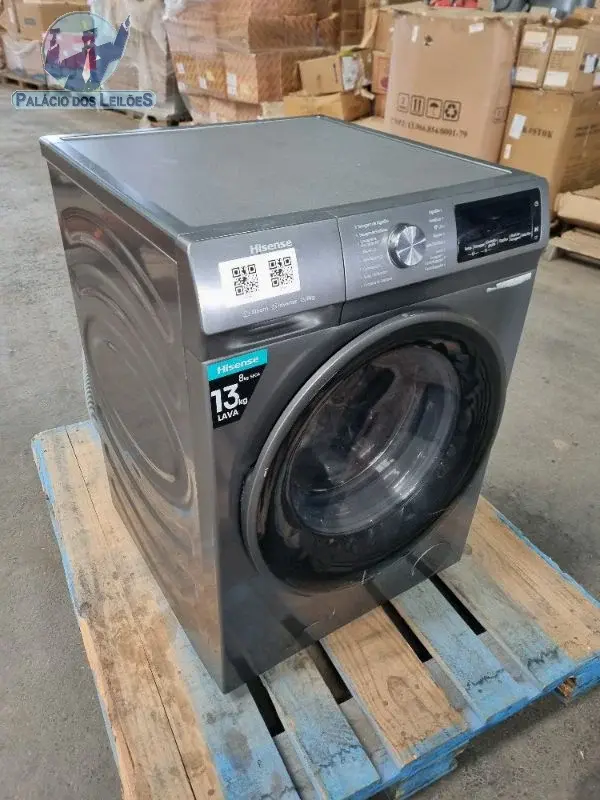 1 LAVA E SECA WASH/DRY 13/8KG HISENSE WD5Q1342BT2 TITANIUM 220V