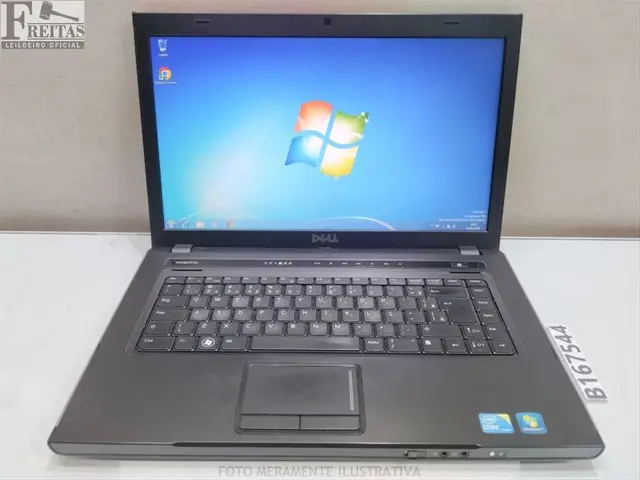 LOTE COM 01 NOTEBOOK DELL VOSTRO 3500 15,5" PROCESSADOR INTEL CORE I3 4GB RAM WINDOWS 7 PRO COM…
