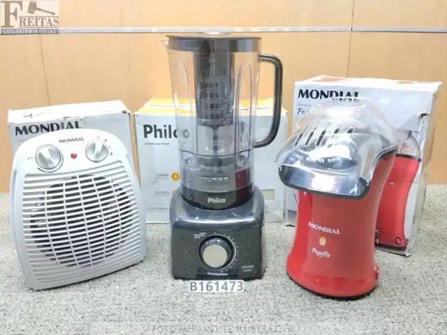 LOTE COM 01 PIPOQUEIRA POPFLIX PP-03 1200W VERMELHA MONDIAL 110V *24B00