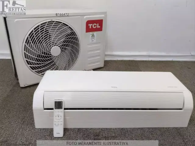 LOTE COM 01 AR CONDICIONADO SPLIT TCL INVERTER FRIO 12.000 BTUS (EVAPORADORA/CONDENSADORA…