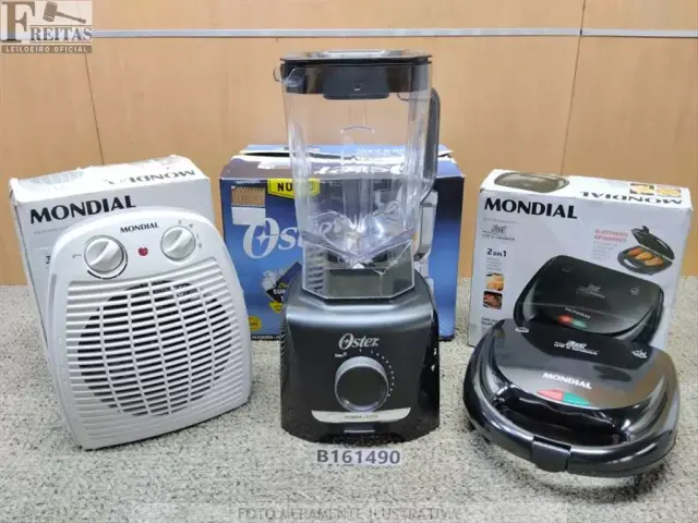 LOTE COM 01 LIQUIDIFICADOR OLIQ610 1400W FULL 3,2L COR PRETO OSTER 110V *23874100 (AVARIAS)