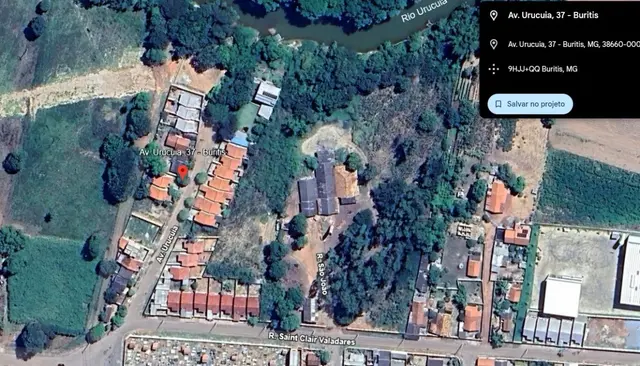 Lote/terreno urbano situado na Avenida Urucuia