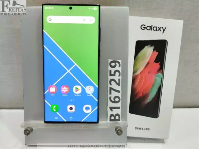 LOTE COM 01 SMARTPHONE SAMSUNG GALAXY S22 ULTRA SM-S908E 256GB 12GB RAM COM BATERIA RXCT60214RJ
