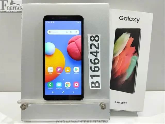 LOTE COM 01 SMARTPHONE SAMSUNG GALAXY A01 CORE SM-A013M 32GB 2GB RAM COM BATERIA RX8R301RTHL