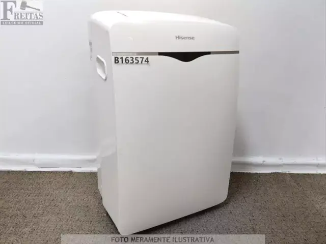 LOTE COM 01 AR-CONDICIONADO PORTÁTIL HISENSE AP-12CWBRNPS01 WI-FI 12.000BTU 1100W 127V 60HZ COM…