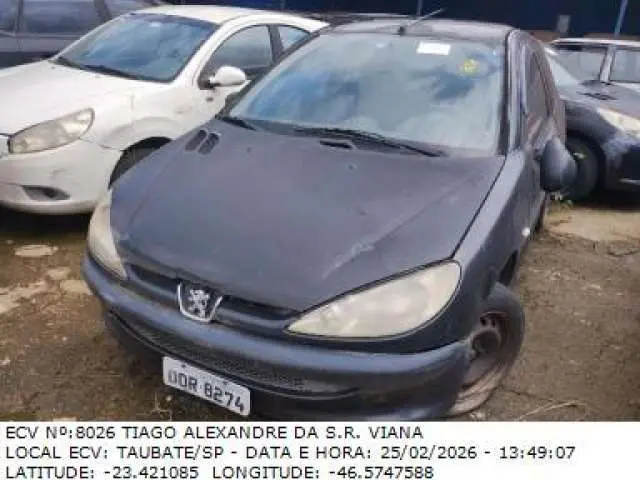 PEUGEOT/206 10 SENSAT (SUCATA VEÍCULAR), FAB/MOD: 2004/2004