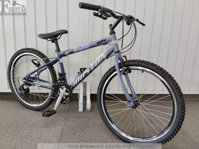 LOTE COM 01 BICICLETA HOUSTON WIN AZUL