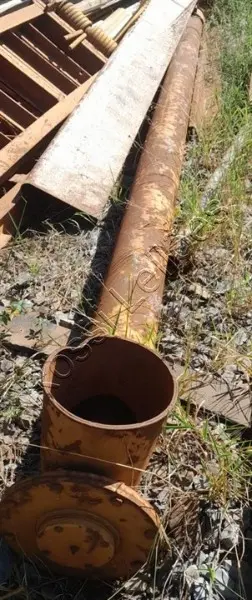 Eixo sem fim (5 pol x 5,0 m em tubo de aço de 22 cm)- no estado