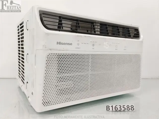 LOTE COM 01 AR-CONDICIONADO HISENSE TIPO JANELA AW-10CWBRVGU01 WI-FI CONNECT 10.000BTUS 127V 60HZ…