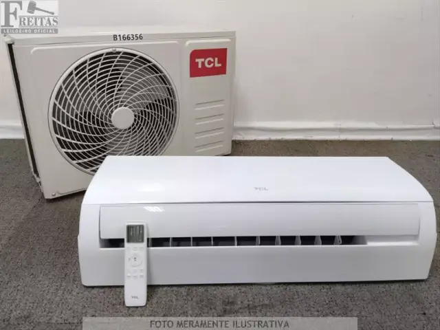 LOTE COM 01 AR CONDICIONADO SPLIT TCL FRIO 12.000 BTUS (EVAPORADORA/CONDENSADORA TAC-12CSA1 220V…