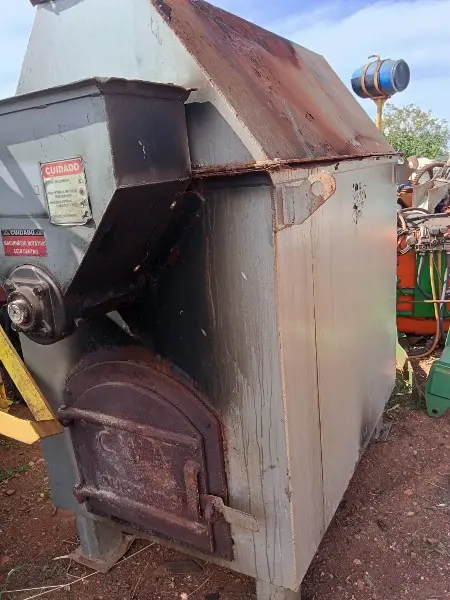 MÁQUINA ROTATIVA CWA OURINHOS; SISTEMA A CARVÃO E LENHA; EQUIP. C/ MOTORREDUTOR