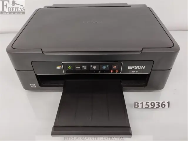 LOTE COM 01 IMPRESSORA EPSON XP-241 BIVOLT 50/60HZ COM CABO / 4- CARTUCHOS X2CW029580