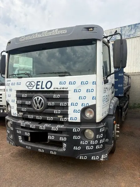 VEJA O VÍDEO!!! CAMINHÃO BASCULANTE VOLKSWAGEN 24.280 CRM 6X2