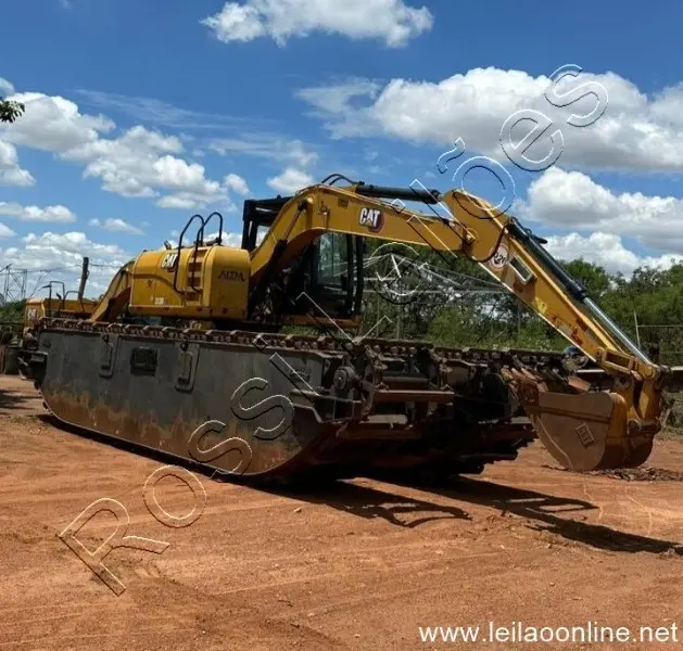 [ VÍDEOS ] ESCAVADEIRA ANFÍBIA CATERPILLAR MOD. 313D ANO 2021 - APROX. 1.300 HRS. ( No estado)