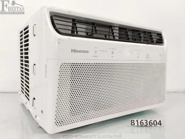 LOTE COM 01 AR-CONDICIONADO HISENSE TIPO JANELA AW-10CWBRVGU01 WI-FI CONNECT 10.000BTUS 127V 60HZ…