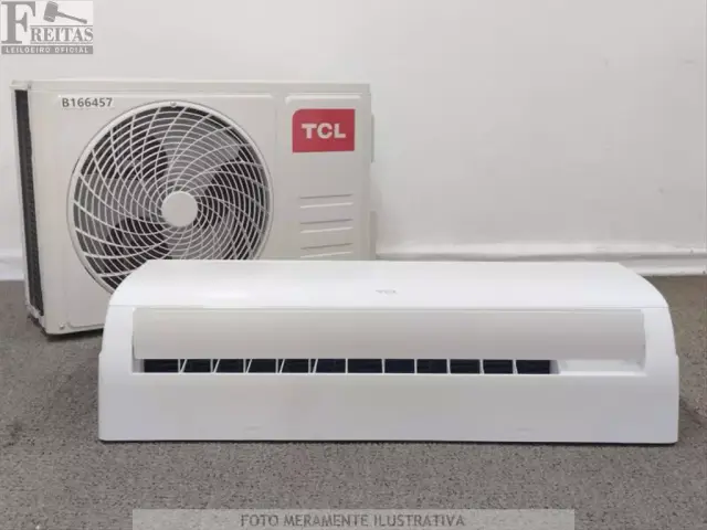 LOTE COM 01 AR CONDICIONADO SPLIT TCL FRIO 12.000 BTUS (EVAPORADORA/CONDENSADORA TAC-12CSA1 220V…
