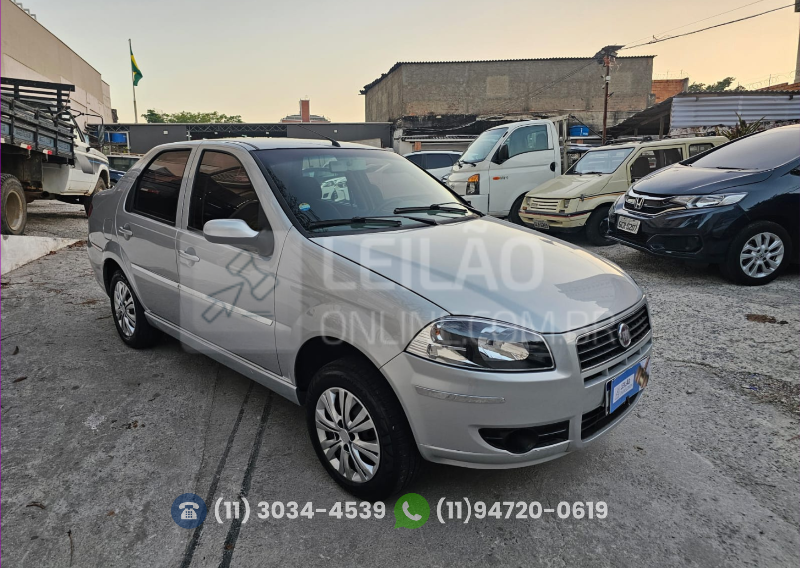 veja o vídeo!! I/FIAT SIENA EL FLEX; 2010/2011; PRATA; ALCO./GASOL. - FUNCIONANDO
