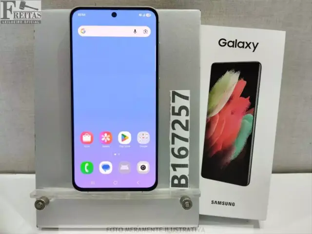 LOTE COM 01 SMARTPHONE SAMSUNG GALAXY S24 FE SM-S721B/DS 256GB 8GB RAM COM BATERIA RXCX905M4BF