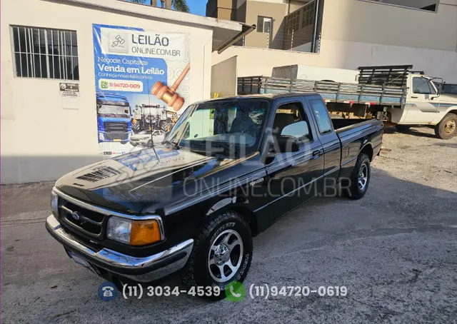 veja o vídeo!! IMP/FORD RANGER STX; 1996/1996; PRETA; GASOLINA - FUNCIONANDO