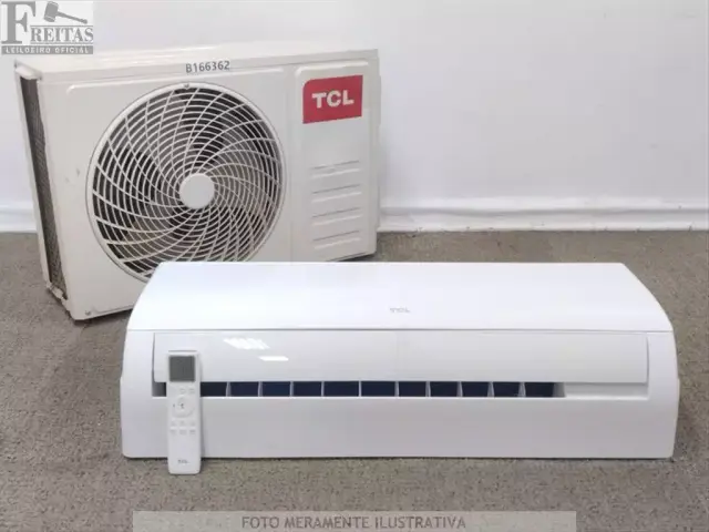 LOTE COM 01 AR CONDICIONADO SPLIT TCL FRIO 12.000 BTUS (EVAPORADORA/CONDENSADORA TAC-12CSA1 220V…