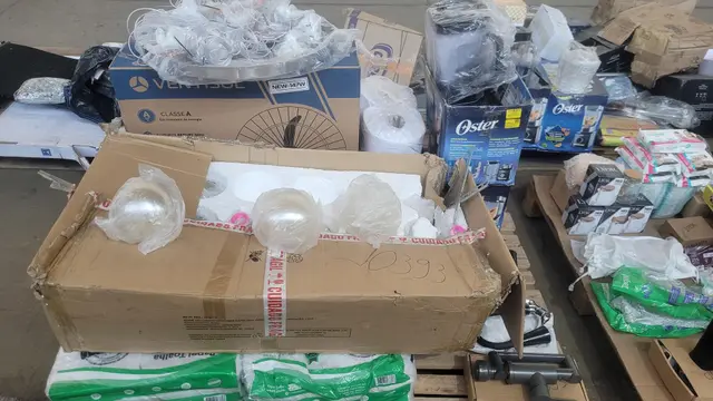 LUSTRE LED 18 GLOBOS VIDRO FUMÊ - KIT 2 VENTILADORES PAREDE 60CM - VENTILADOR OSCILANTE VENTISOL 60CM