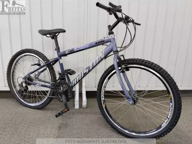 LOTE COM 01 BICICLETA HOUSTON WIN AZUL