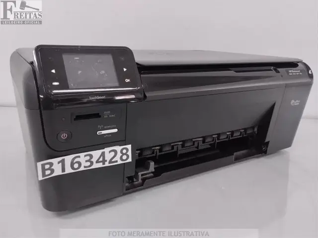 LOTE COM 01 IMPRESSORA HP PHOTOSMART BIVOLT 50/60HZ COM CARTUCHO / CABO / FONTE BR12GHC2N9