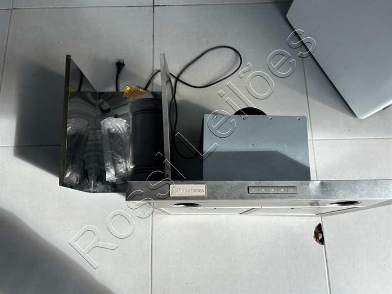 LOTE COM 1 COIFA MIDEA COM AVARIAS - NO ESTAOD SEM GARANTIAS