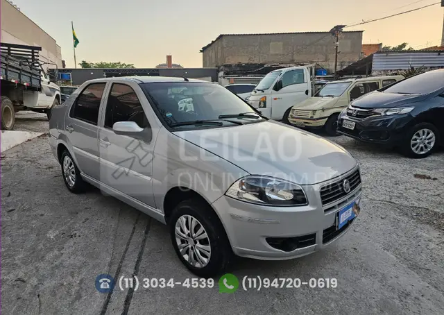 veja o vídeo!! I/FIAT SIENA EL FLEX; 2010/2011; PRATA; ALCO./GASOL. - FUNCIONANDO