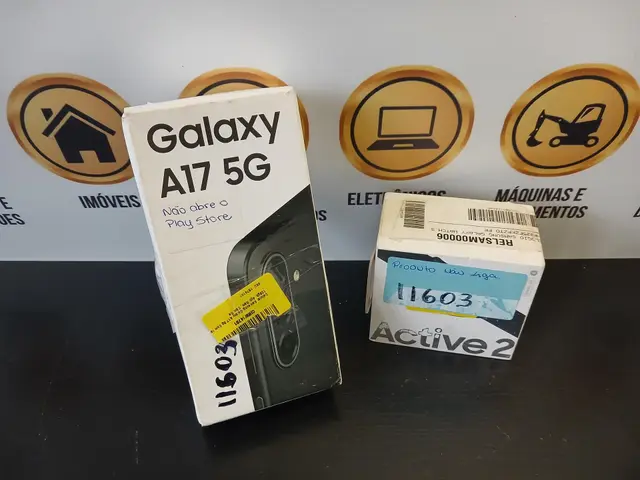 SMARTPHONE SAMSUNG GALAXY A17 5G 128GB 4GB RAM, TELA SUPER AMOLED 6,7 POLEGADAS, CÂMERA 50MP, SELFIE 13MP, BATERIA 5000MAH, NFC, DUAL SIM E RECURSOS DE IA — PRETO