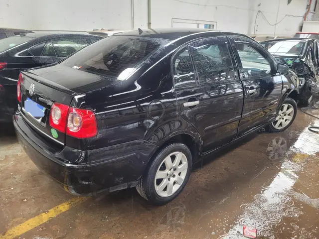 VOLKSWAGEN POLO SEDAN 1.6 COMFORT 2007 2008 PRETO - SINISTRADO
