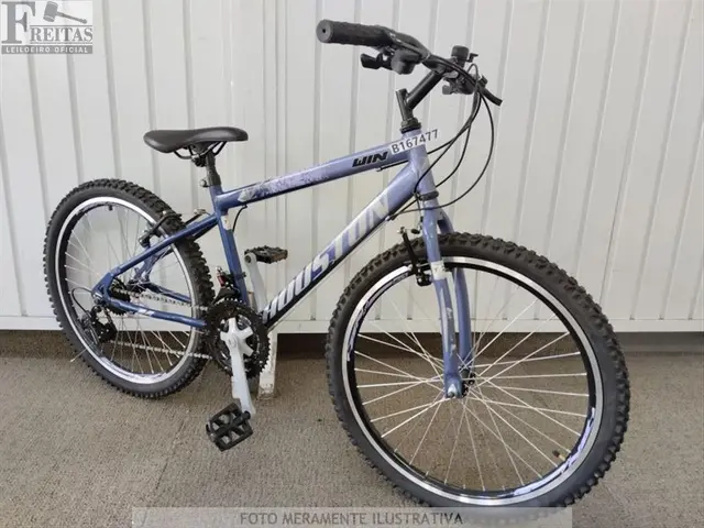 LOTE COM 01 BICICLETA HOUSTON WIN AZUL