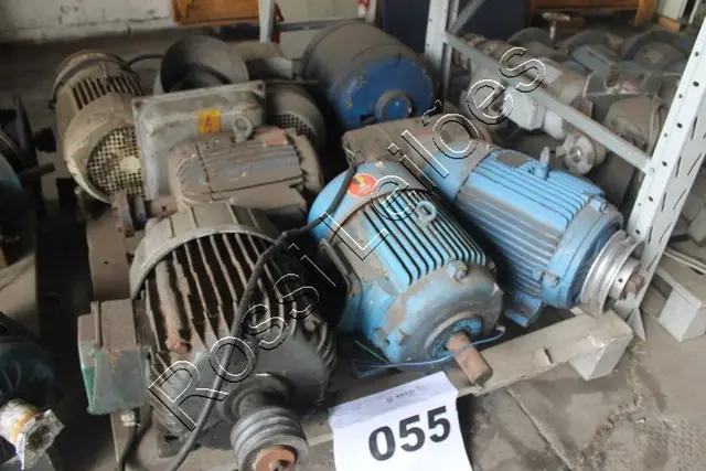 8 UN. MOTORES ELÉTRICOS DIVERSOS - NO ESTADO
