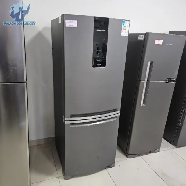1 REFRIGERADOR BRASTEMP BRE57FK 447L INOX 110V