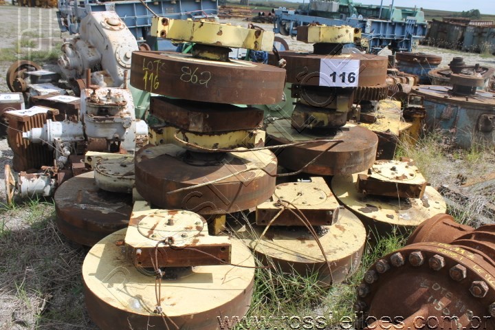 10 PEÇAS DE RODAS - Aprox. 8.530Kg