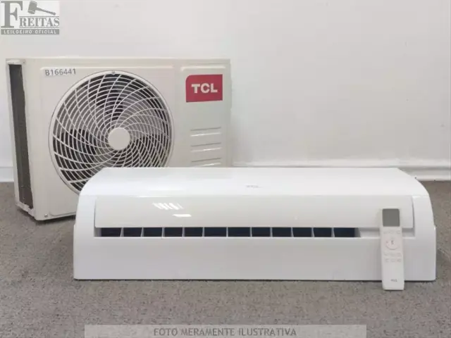 LOTE COM 01 AR CONDICIONADO SPLIT TCL FRIO 12.000 BTUS (EVAPORADORA/CONDENSADORA TAC-12CSA1 220V…