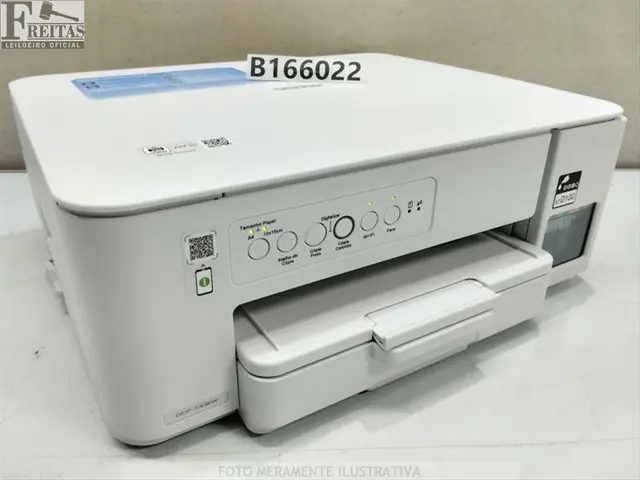LOTE COM 01 IMPRESSORA BROTHER DCP-T436W TANQUE DE TINTA BIVOLT 50/60HZ ACOMPANHA CABO…
