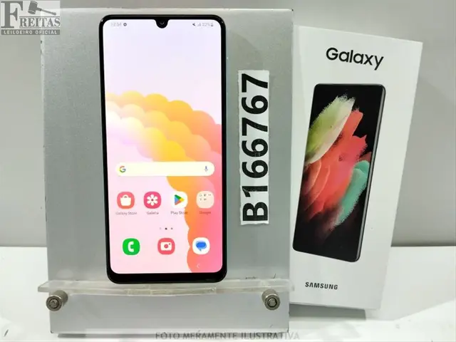 LOTE COM 01 SMARTPHONE SAMSUNG GALAXY A22 SM-A225M/DSN 128GB 4GB RAM COM BATERIA RX8RC0FNRZT