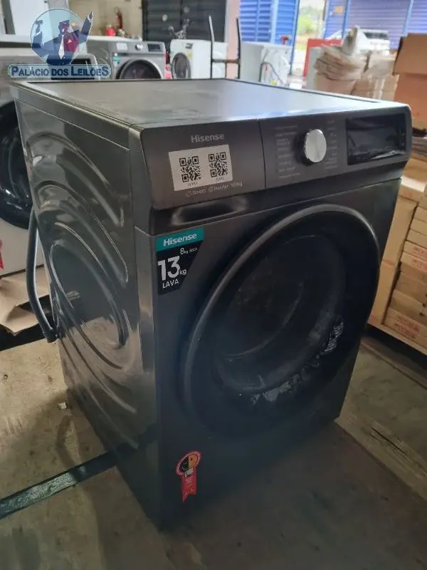 1 LAVA E SECA WASH/DRY 13/8KG HISENSE WD5Q1342BT2 BRANCO 220V