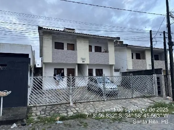 Casa - Área privativa: 51,02 m², Com 2 qt(s) - Localizado(a): RUA ADELITA LUZIA DA SILVA, N. 91, LT 311 QD 12 - SANTA RITA/PB - CEP: 58000000