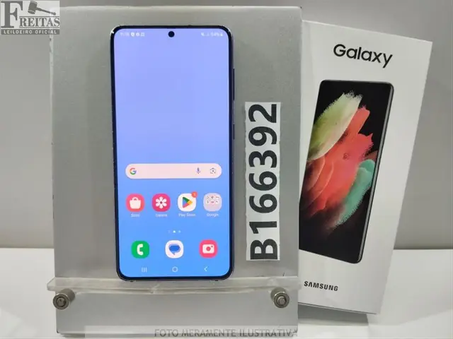 LOTE COM 01 SMARTPHONE SAMSUNG GALAXY S21 5G SM-G991B 128GB 8GB RAM COM BATERIA RQCR1008Y1N