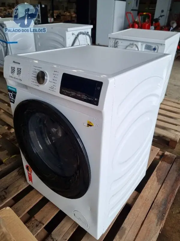 1 LAVA E SECA WASH/DRY 13/8KG HISENSE WD5Q1342BW BRANCO 220V