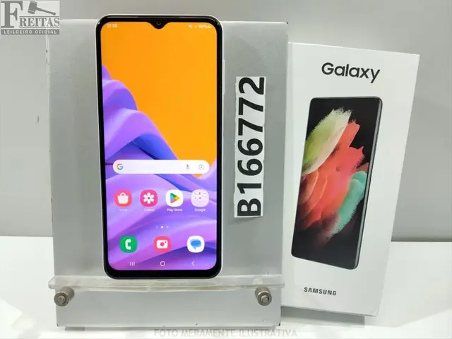 LOTE COM 01 SMARTPHONE SAMSUNG GALAXY A23 5G SM-A236M/DSN 128GB 4GB RAM COM BATERIA RQCW100APYJ