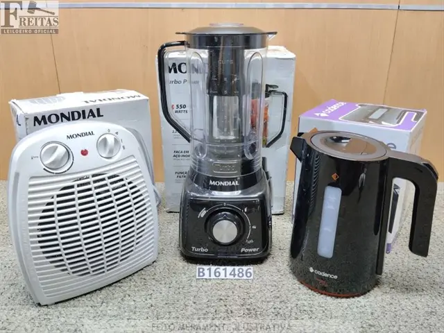 LOTE COM 01 AQUECEDOR DE AR A-08 3 EM 1 COM 2 NÍVEIS DE AQUECIMENTO E FUNÇÃO CIRCULAR COR CINZA…