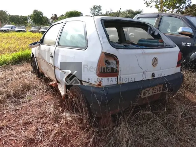 VW GOL CL 1.6 MI - 1997/1997 (BRANCA) - SUCATAS INSERVÍVEIS