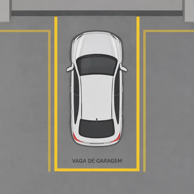 Vaga de garagem Edifício Paris situado na Rua Getulio Vargas n.º 789