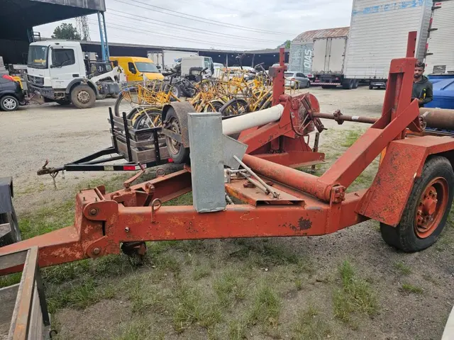 CARRETA TRANSPORTE DE BOBINA